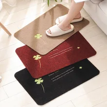 Новые четырехлистные коврики для травы, коврики для гостиной, ванной комнаты, абсорбирующий дверной коврик, коврик на кухню
