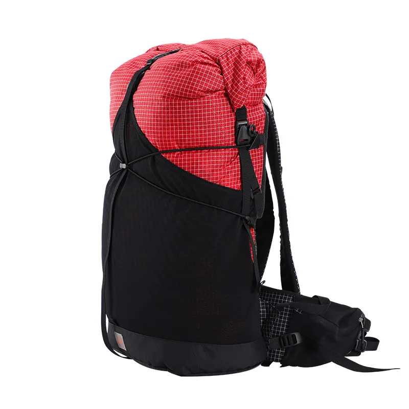 3F UL GEAR GuiJi 35L XPAC& UHMWPE легкий прочный туристический походный рюкзак, ультралегкий безрамный рюкзак, сумки - Цвет: UHMWPE red M