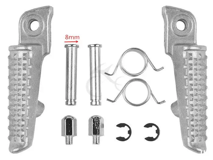 Пара Передняя подножка подножки педали для Honda CBR 1000RR 2004-2014 CBR 600RR 2003-2006 CB1000R 2008-2014 мотоциклов - изображение