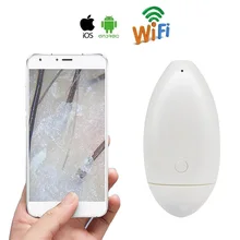 3MP беспроводной цифровой wifi микроскоп умный волос головы/детектор кожи iмедицинский косметологический микроскоп для ухода за кожей головы анализ