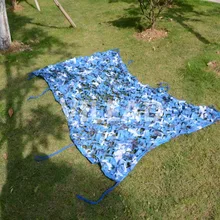 VILEAD 8 м(26 футов) широкая морская синяя цифровая камуфляжная сеть военный армейский Камуфляжный сетчатый солнцезащитный крем теневая сетка для охоты кемпинга палатки