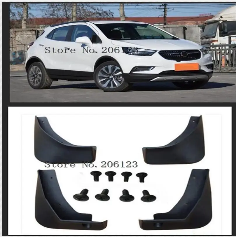 

fit for Opel Mokka Vauxhall Buick Encore 2013-2018 Mudflaps Splash Guards Front Rear Mud Flap Mudguards 2014 2015 2016