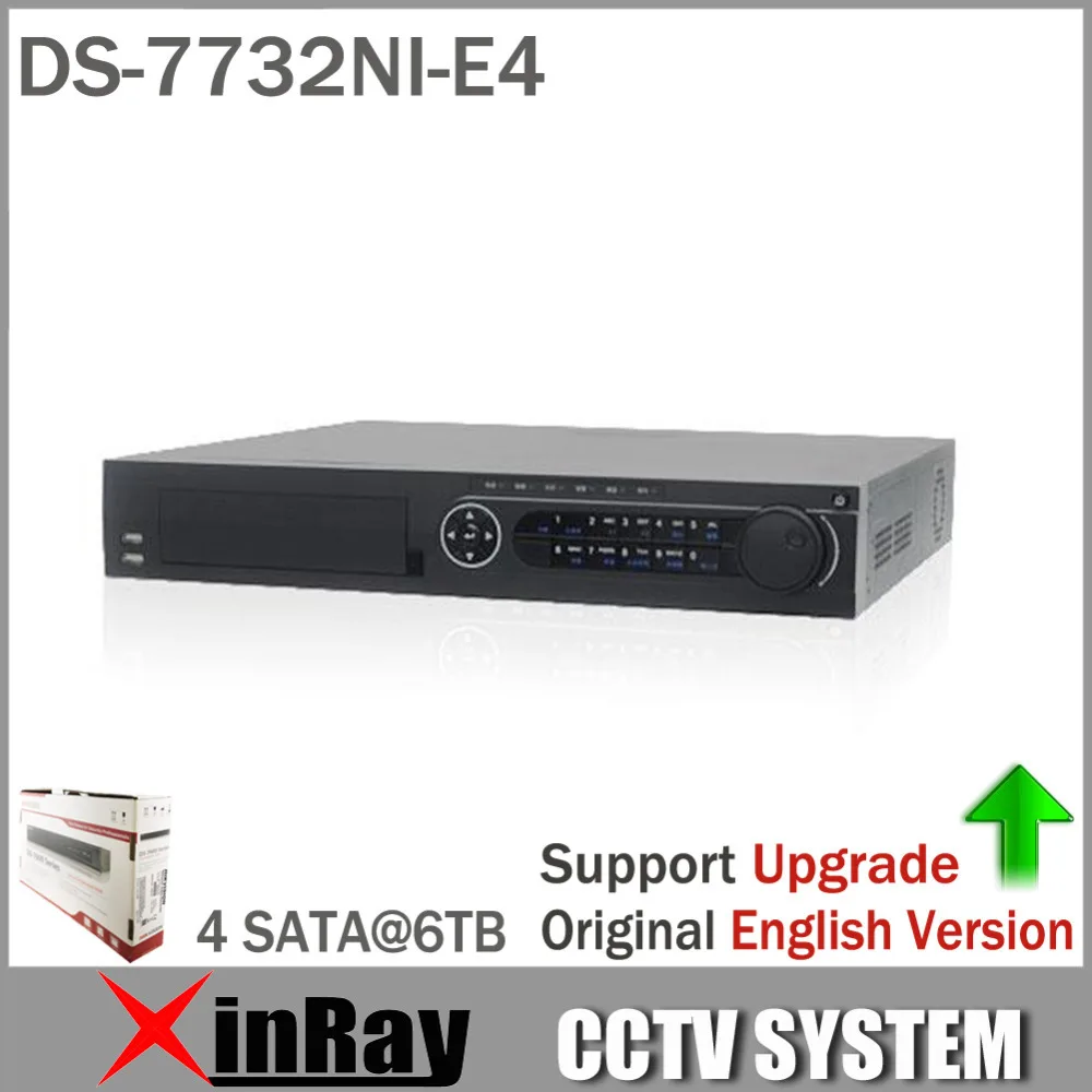 Hik Оригинальная версия DS 7732NI E4 32CH NVR для ip камеры сетевой видеорегистратор HDD