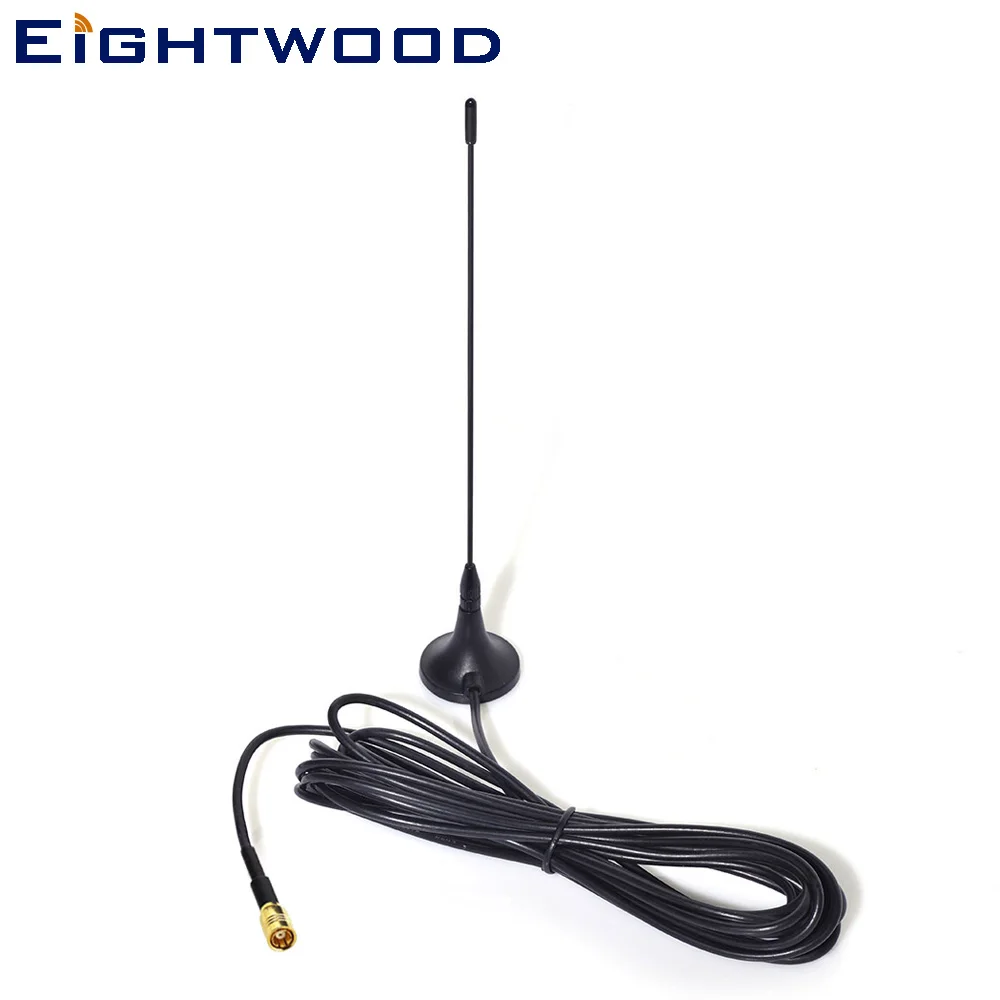 

Eightwood DAB/DAB+ Car Radio Aerial Antenna for Magnetic Mount DAB Aerial of SMB Plug Connector 4m Cable