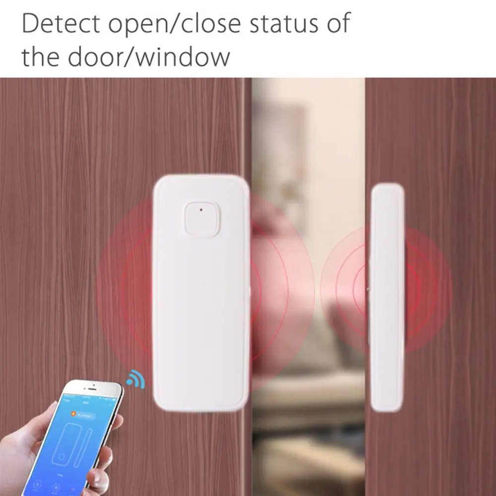 

Lock Door Sensor Alarm Smart Security Alarm Magnet Door Window Sensor Wireless Garage Doors Door Magnetic Sensor