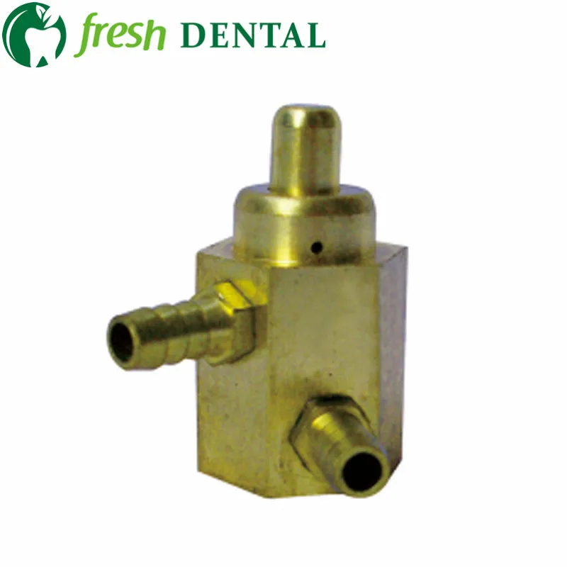 

One PC Dental Valve Dental Foot pedal valve 2 holes foot control switch valve circle chair integrated machine equipment SL1217