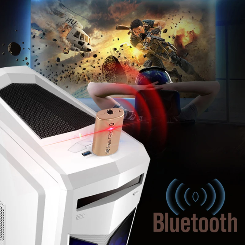 Kebidu bluetooth 4 2 передатчик приемник беспроводной USB адаптер передачи аудио стерео 3 5
