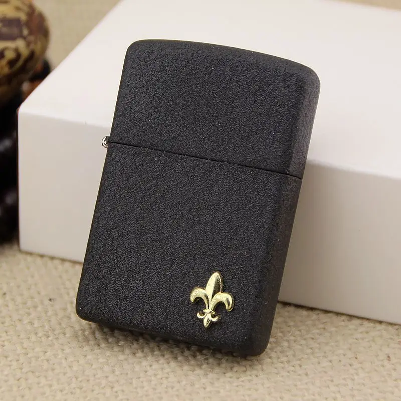 

Black Kerosene Lighter Mini Compact Metal Bar Lighters Man's gift