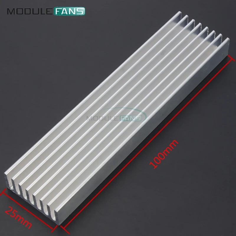 Алюминиевый транзистор с радиатором для компьютера 100x25x10 мм|transistor power|transistor heat