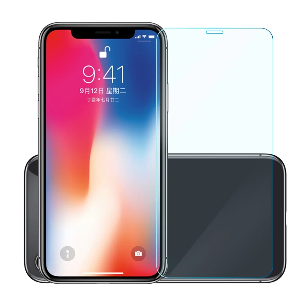 

For iphone XR Tempered Glass Dustproof Anti-fingerprint Clear Premium Tempered Glass Screen Protector HD Film