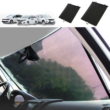 

Car Sunshade Curtain Rear Side Window Front/Back Windshield Sun Block Blinks Black Cover Suction Cup Universal Cars Accessories