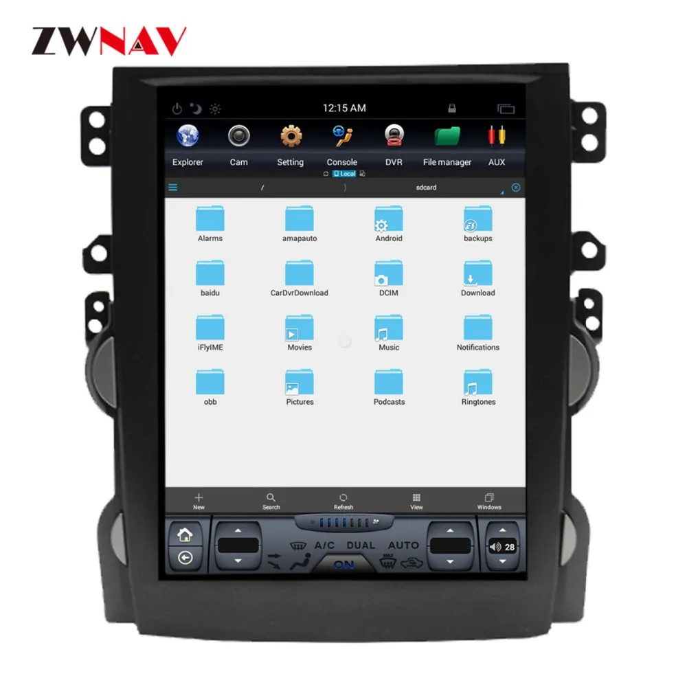 Excellent ZWNVA Tesla style IPS Screen Android 7.1 Car DVD Player GPS Navigation Radio Screen For Chevrolet Malibu 2013 2014 2015 5