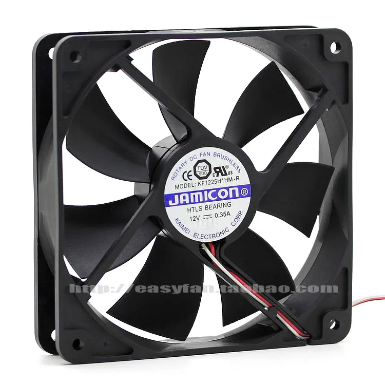 

NEW JAMICON KF1225H1HM-R 12V 0.35A 12025 12CM ATX cooling fan