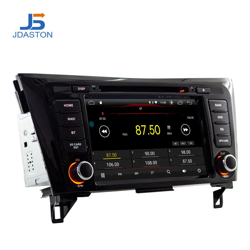 Автомобильный DVD плеер JDASTON Android 10 0 для Nissan qashqai X Trail 2014 2018 мультимедиа GPS навигация