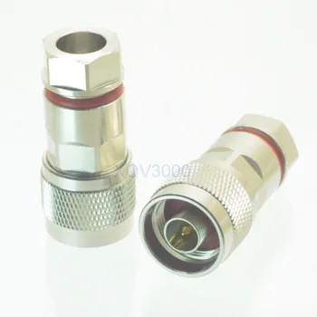 

Connector N male plug pin clamp for 1/4" corrugated cable RF COAXIAL