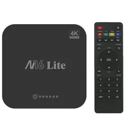 M16 Lite для приставки Android Smart Tv Box, EMMC ROM Декодер каналов кабельного телевидения 4 K 3D H.265 Wifi медиаплеер приемник штепсельная вилка стандарта США