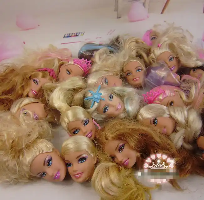a barbie head
