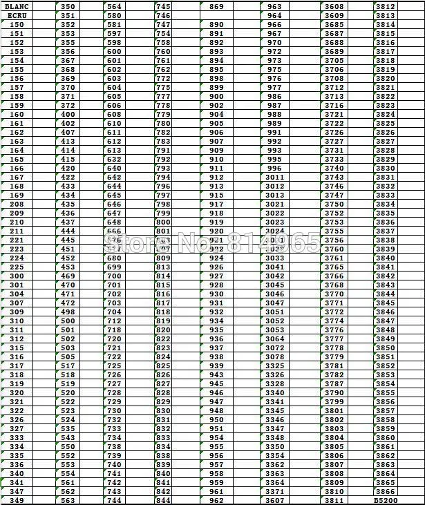 Выберите любые цвета, 1000 шт/партия, вышивка крестиком/шелковые вышивальные нити, пряжа, похожая на нить DMC