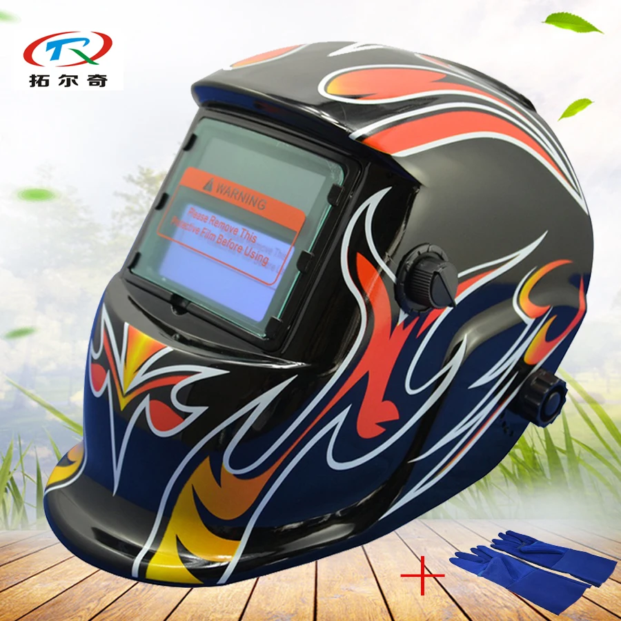 Auto Darkening mask Welding Helmet Solar Grinding Adjust Automatic Welding mask full face