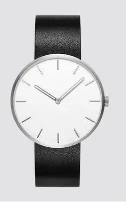 Xiaomi TwentySeventeen Аналоговые кварцевые наручные часы 39 мм светящиеся 3ATM водонепроницаемые Модные Элегантные Мужские и женские роскошный ремешок для часов - Цвет: leather black