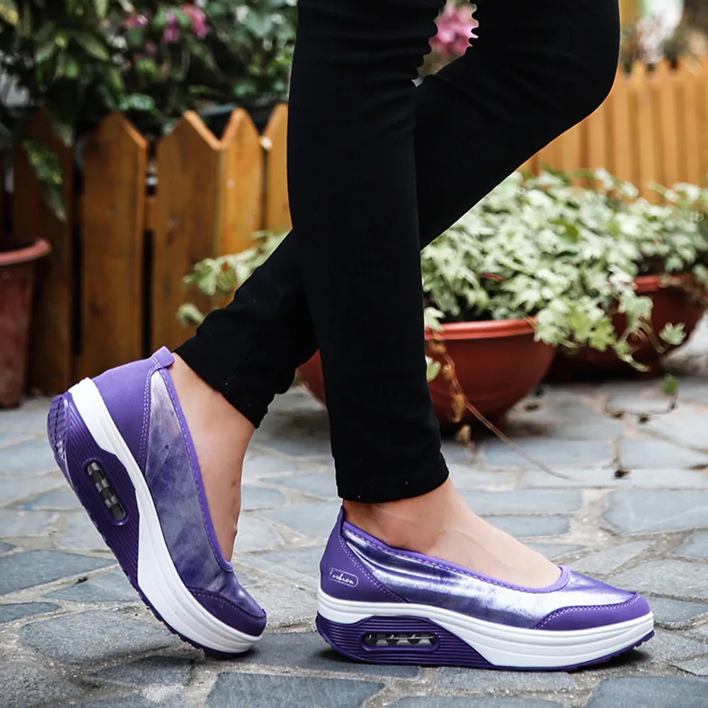 SAGACE/Женская обувь; женские кроссовки; модная женская обувь на платформе с воздушной подушкой; обувь для бега; спортивные кроссовки без застежки