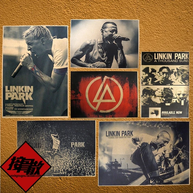Linkinpark Metal Rock Band Linkin Park Parede Pôsteres Fotos Adorno