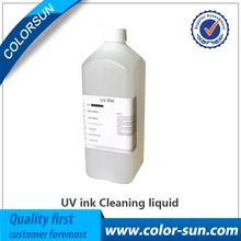 Горячая 500 мл УФ-очищающая жидкость для УФ-планшетного принтера и печатающей головки