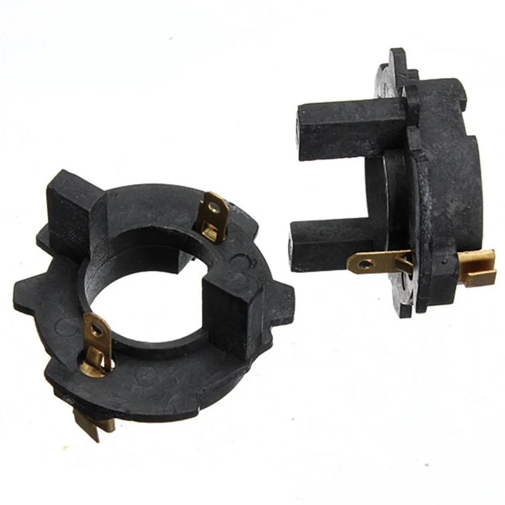 2PCS H7 HID Headlight Conversion Base Headlight Bulb Holders Adapters