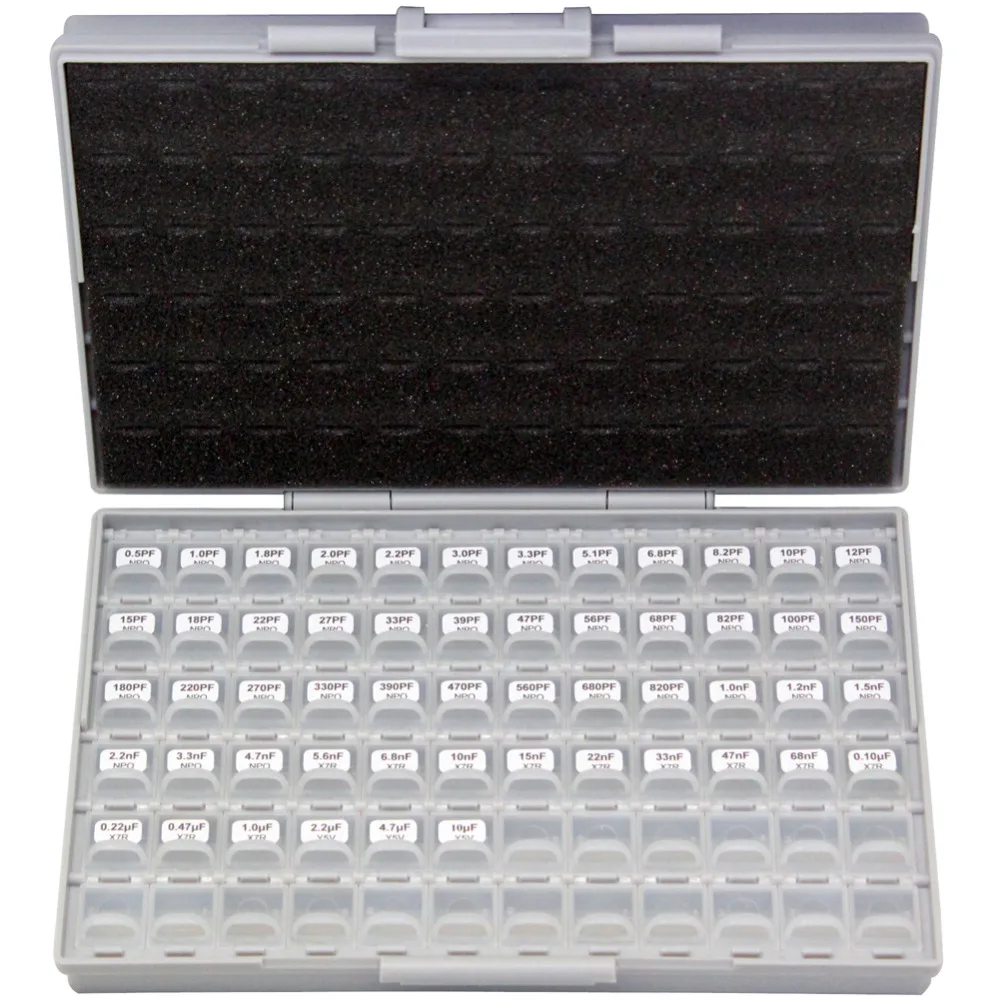 AideTek SMT/SMD 0603 набор для хранения в пластиковой коробке 50 В x 10 шт.|smd smt|smd smt boxsmt smd box |
