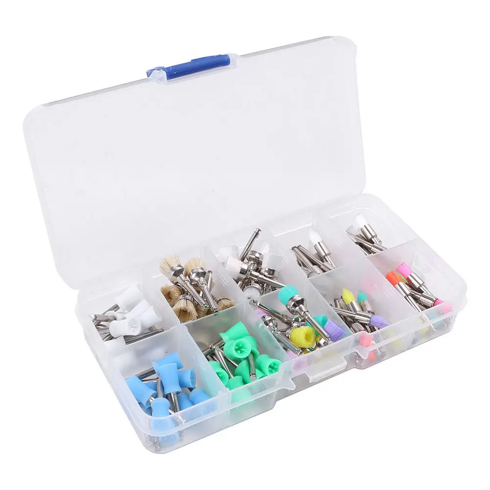 

100pcs Dental Polishing Brush Polisher Cup Colorful Dentist Tool Lab Material 2018ing