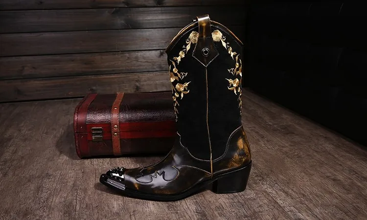 Итальянские Ботинки martin в стиле ретро; ковбойские ботинки «Челси»; мужские черные туфли из натуральной кожи; модельные военные ботинки; Зимняя мужская обувь