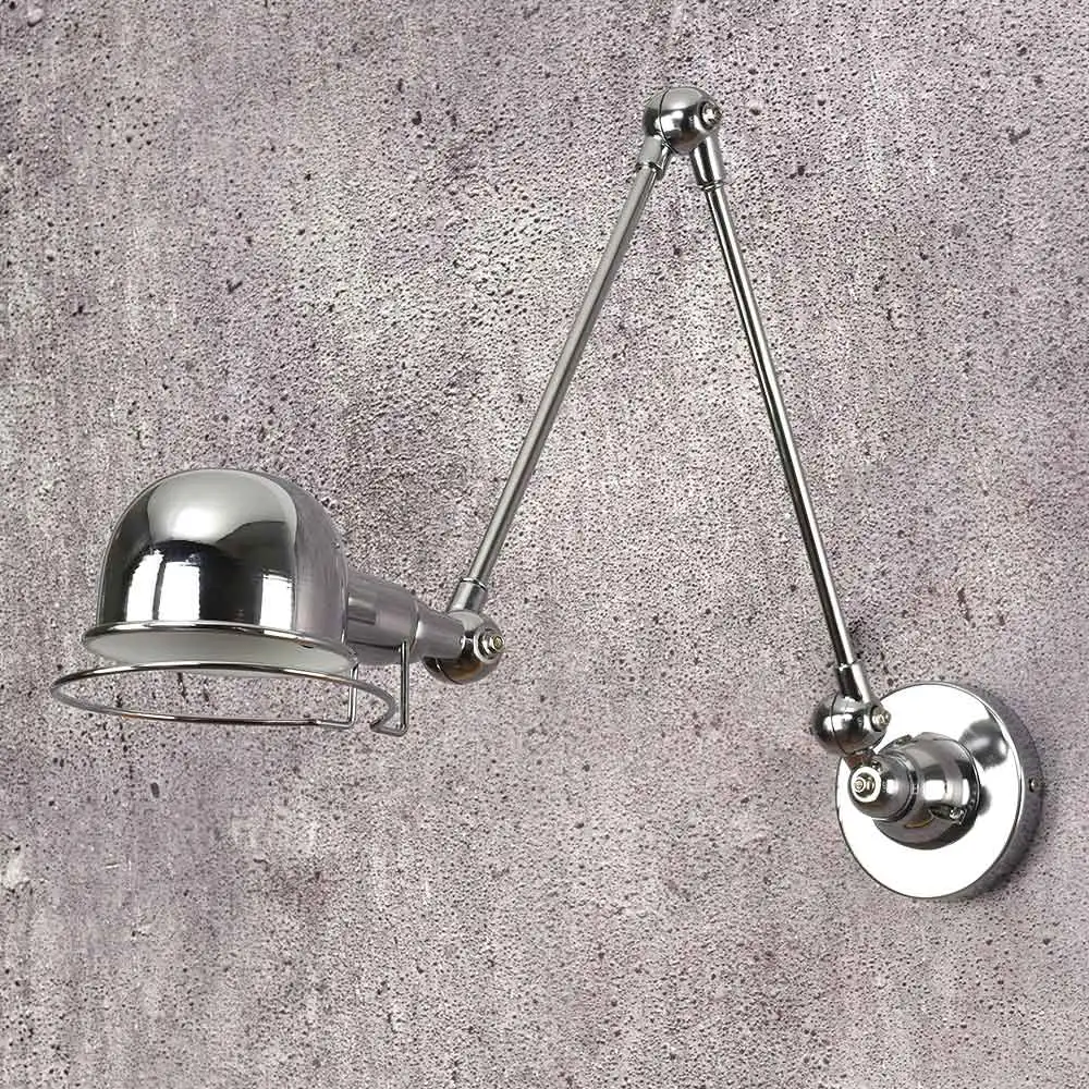 

Zerouno Loft Vintage Industrial Edison Wall Lamps Metal Lampshade Antique Metal Wall Lights 110V 220V For Bedroom Wall Sconces