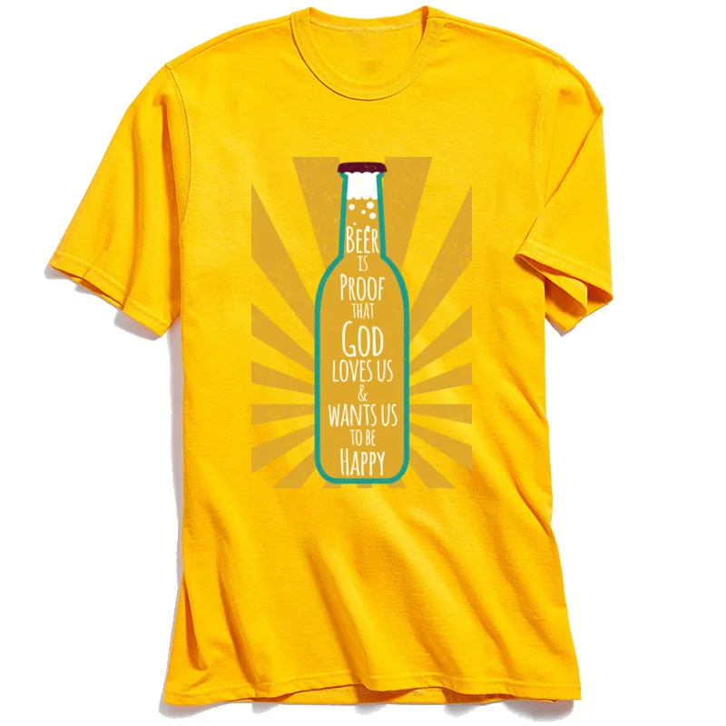  Men Tshirts God Loves Us Summer Tops Shirt 100% Cotton O-Neck Short Sleeve Europe Tee Shirt Summer/Autumn Top Quality God Loves Us yellow