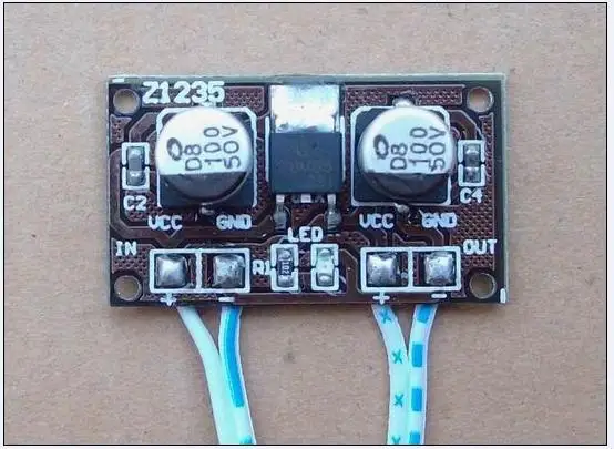 1 шт. постоянного тока в переменный ток модуль/LM7805 фиксированный регулируется Выход модуль(Вход 7~ 12 V Выход 5 V