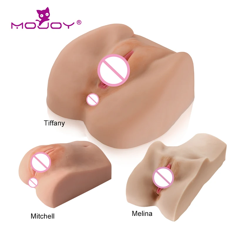 MOJOY реалистичный силиконовый зад Анальная Вагина секс куклы киски игрушки