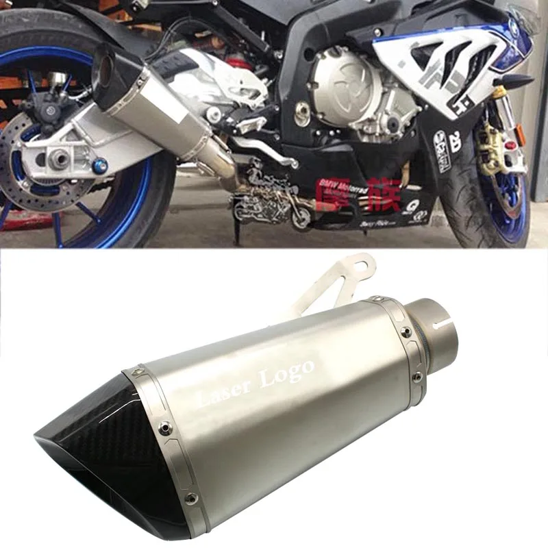 

2018 New For BMW S1000RR 2016 Muffler dB Killer Motorcycle Exhaust Pipes Carbon Fiber for BMW S1000R CC Motorbike Accessories