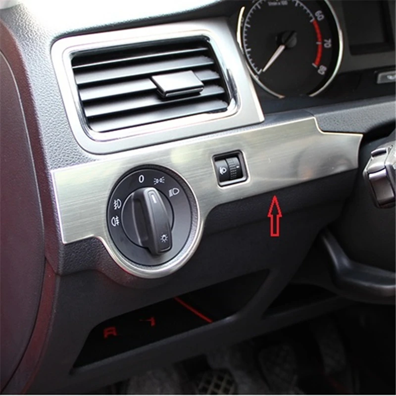 

Door Control System Interior Durable Decorative Automovil Sticker Strip Accessory Protecter 13 14 15 16 17 18 FOR Skoda Rapid