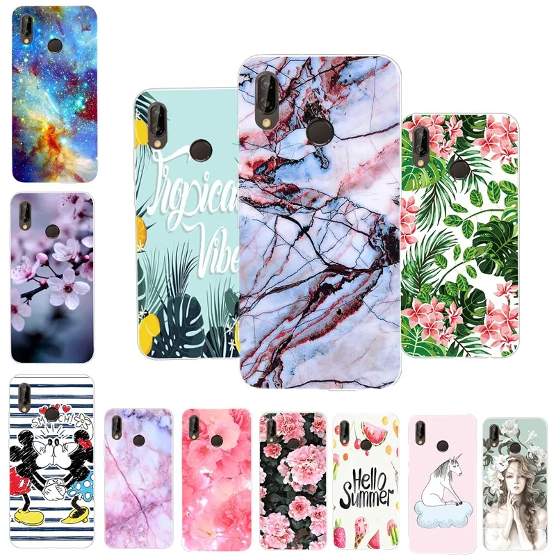 INS Flower Cherry Tree Soft TPU Case For Huawei Y3 2017 Y5 Enjioy 5 Silicone Back Cover Coque |