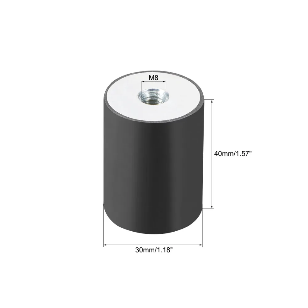 Uxcell M6/8 резиновые крепления с внутренней резьбой виброизолятор заменяет