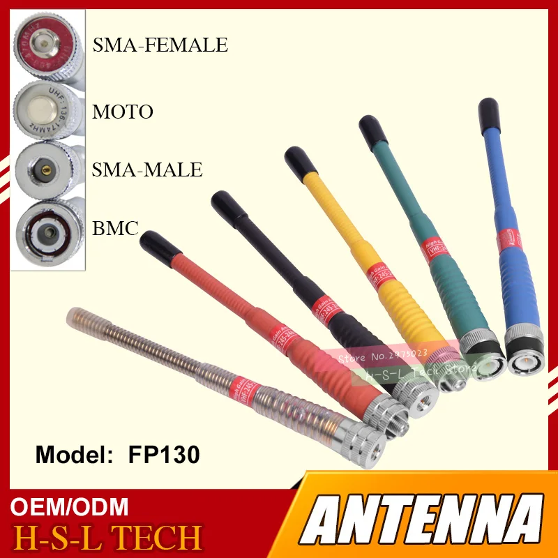 SMA-MALE/SMA-FEMALE/BNC 144/430Mhz VHF/UHF Антенна для Kenwood WOUXUN двухстороннее радио Baofeng UV-5R BF-888S иди и