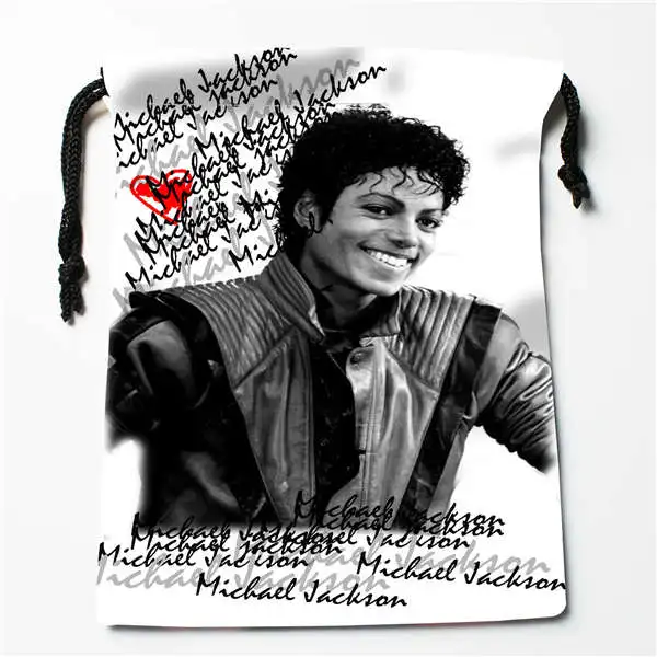 

Custom Printing michael jackson@Drawstring Shopping Bags Travel Storage Pouch Swim Hiking Toy Bag Unisex Multi Size18-12-05-37