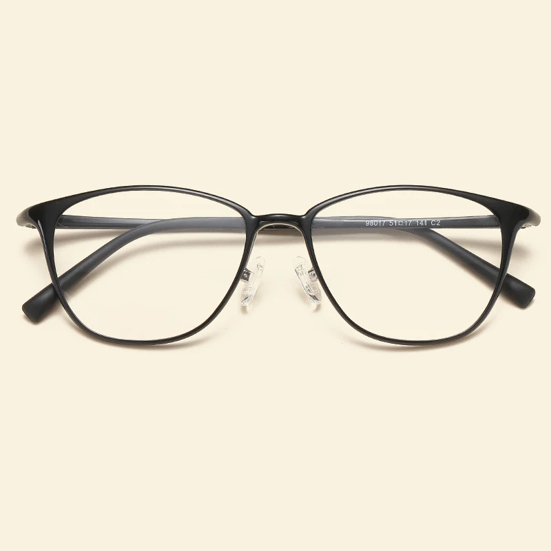 Бренд NOSSA, отличные оптические очки ULTEL, оправа, модные женские и мужские очки по рецепту, оправа, повседневная оправа для очков, при близорукости - Цвет оправы: Bright Black