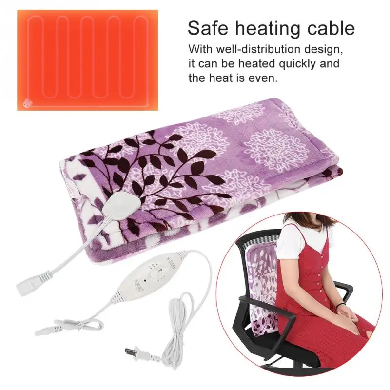 3 Kinds Electric Winter Warm Heating Blanket Office Home Chair Pad with