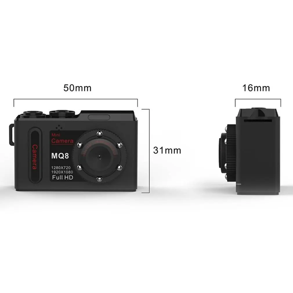 MQ8 HD 1080P Mini Camera Infrared Night Vision Portable Small Camera Mini DVR Digital Video Recorder