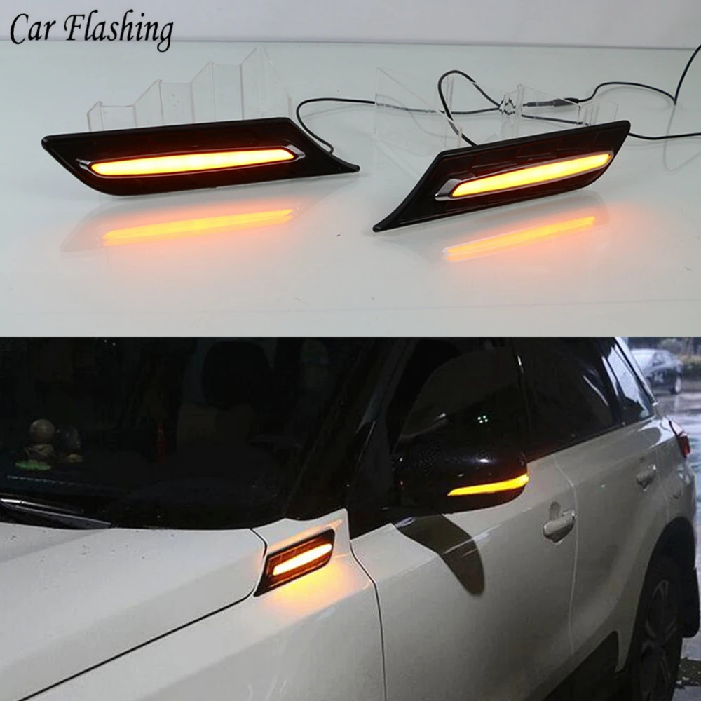 1 Pair Car Fender Light For Suzuki Vitara 2015 2016 2017 2018 2019 2020