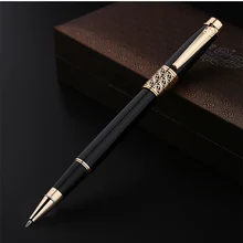 2 цвета, шариковая ручка золотистого и серебряного цвета, супер роскошные ручки для бизнес письма, Canetas, офисные принадлежности