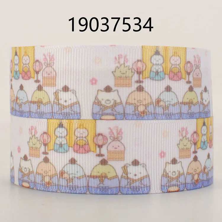 10 ярдов разные размеры японский мультфильм Sumikko guashi лента напечатанная Grosgrain