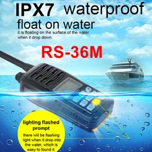 2016 NEW Float Marine Radio Walkie Talkie RS-36M 80CH IP-X7 Waterproof Intercom