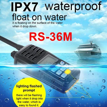 

2016 NEW Float Marine Radio Walkie Talkie RS-36M 80CH IP-X7 Waterproof Intercom