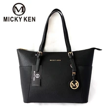 MICKY KEN Marque De Mode femmes pu sac à main en cuir de haute qualité designer lady lettre totes poignée sacs sac à main bolsa feminina